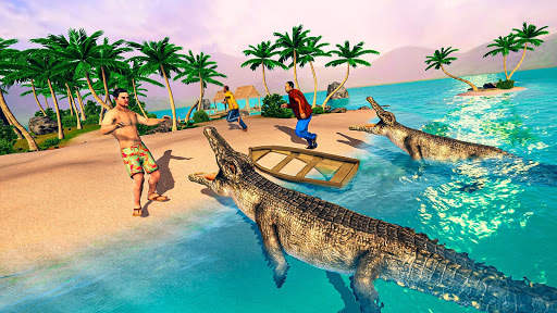 Animal Attack Game: Crocodile Simulator 2021 screenshot 2