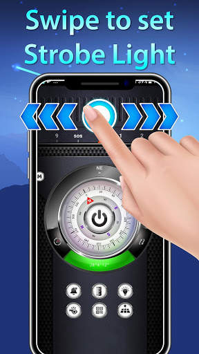 Super Flashlight - Notification & Morse screenshot 1