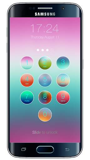 Colorful Keypad Lock Screen screenshot 6