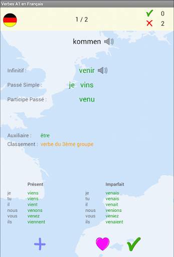 Hangman French basic Verbs screenshot 11