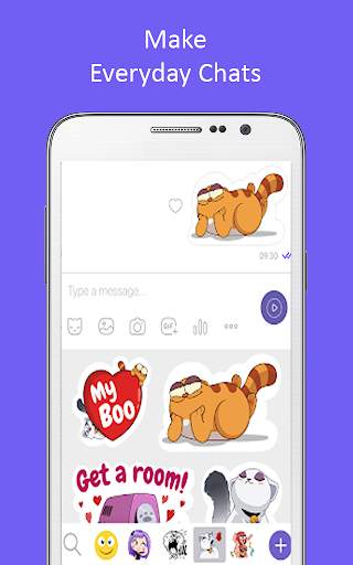 Free Messenger Viber Stickers for Video Calling screenshot 1
