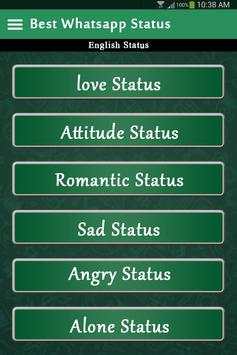 Latest Whatsapp Status 2017 screenshot 1
