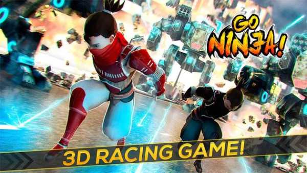 Go Ninja! Funny Robot Shooter screenshot 7