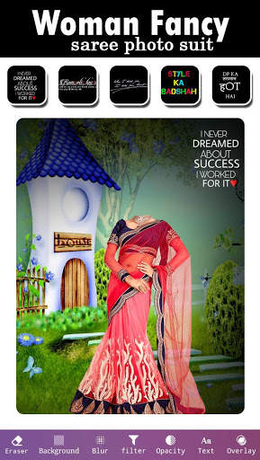 Woman Fancy Saree Photo Suit 3 تصوير الشاشة