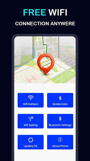 Free WIFI Connection Anywhere Network Map Connect screenshot 1