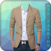 Men Casual Suit Photo Montage icon