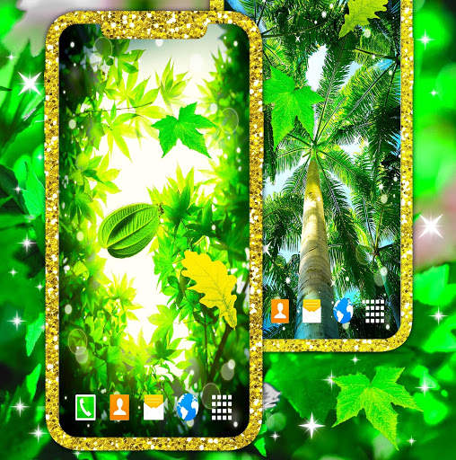 Leaves Live Wallpaper 🍂 Spring Forest Themes screenshot 6