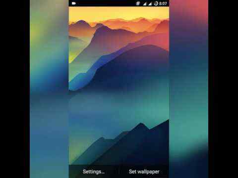 Mountain Haze Live Wallpaper screenshot 2