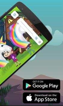 Troll Face vs Unicorn Adventure Fun screenshot 3