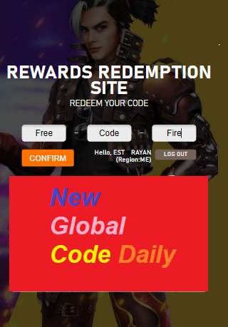Free Redeem Code Fire screenshot 1