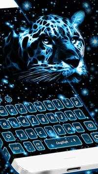 Neon Cheetah Keyboard Theme screenshot 1