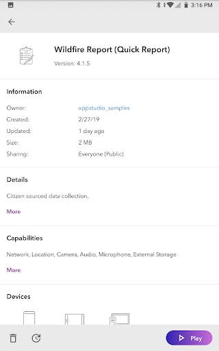 ArcGIS AppStudio Player screenshot 4