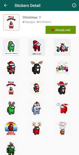Sticker Among Us for whatsapp 2021 screenshot 2