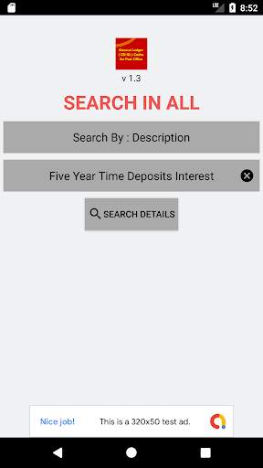 General Ledger ( CSI GL ) Codes for Post Office screenshot 4