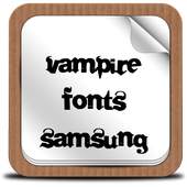 Vampire Fonts For Samsung 0.2