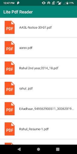 Lite Pdf Reader screenshot 4