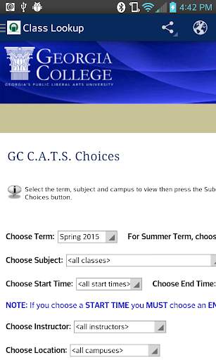 Georgia College Mobile screenshot 3
