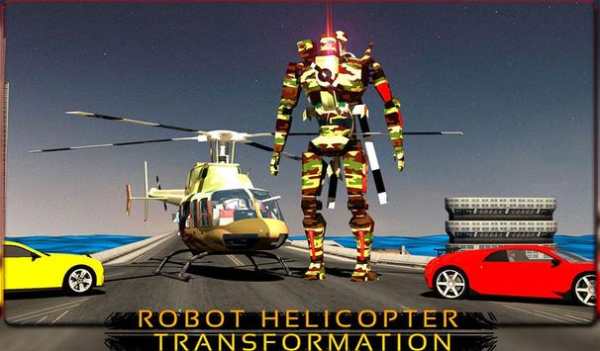 helicóptero robô transformação screenshot 18