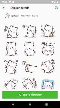 WAStickerApps Cute Cat Stickers screenshot 7