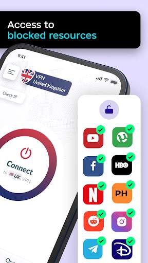 VPN UK - fast VPN in UK screenshot 3
