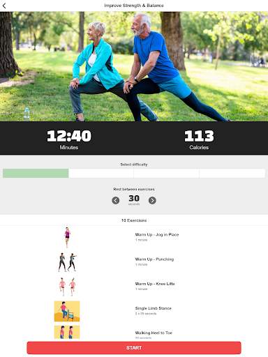 Exercise Plan for Seniors screenshot 10