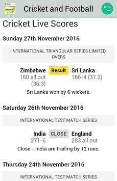 Live TV Cricket and Football screenshot 3