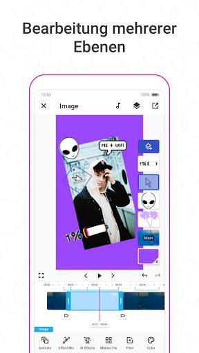 Funimate Videobearbeitung App screenshot 8