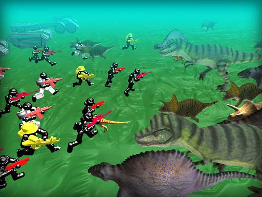 Battle Simulator: Stickman v.s. Dinosaur screenshot 14