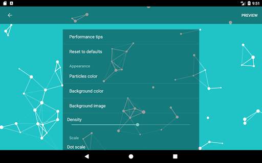 Particle Constellations Live Wallpaper screenshot 4