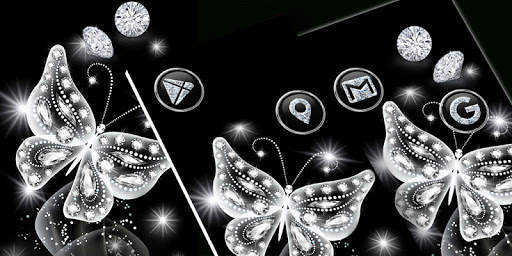 Glassy Butterfly Launcher Theme скриншот 6