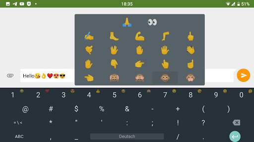 Simple Keyboard With Emojis स्क्रीनशॉट 6