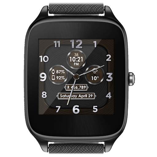 Brushed Wood HD Watch Face Widget & Live Wallpaper screenshot 12