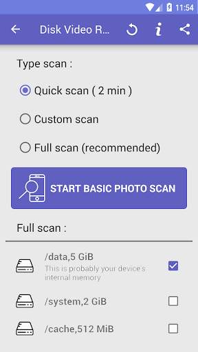 Disk Video Recovery Pro screenshot 1
