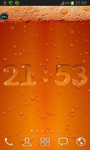 Beer & Battery level LWP Pro screenshot 8