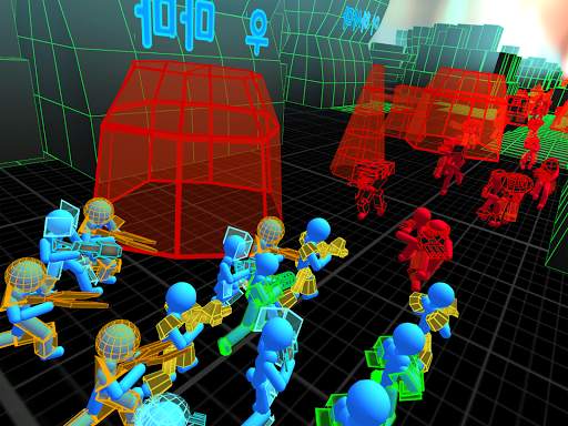 Stickman Simulator: Tank Neon screenshot 15