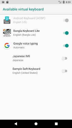 Bangla Keyboard Lite screenshot 2