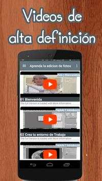 Aprenda la Edición de Fotos screenshot 2