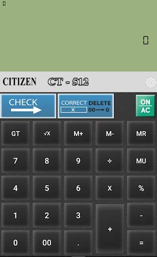CITIZEN CALCULATOR screenshot 1