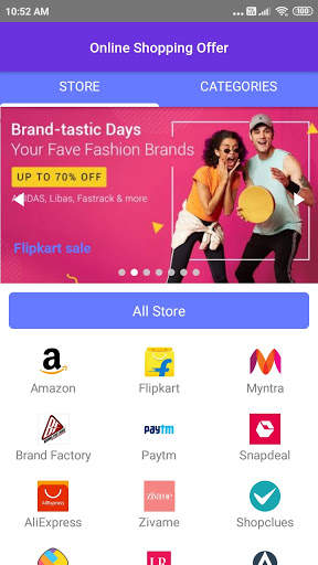 Online Shopping Apps - Offer screenshot 1