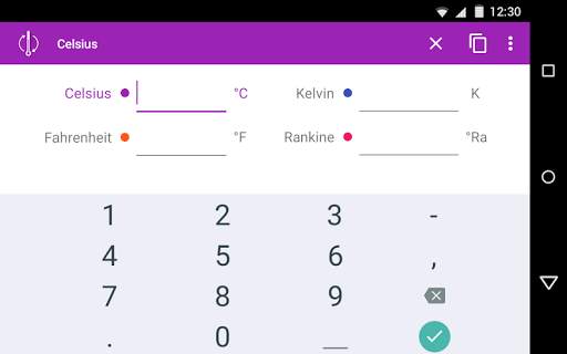 Temperatuur Converter screenshot 7