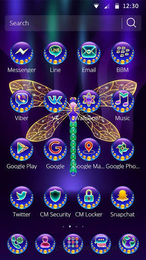 Diamond Dragonfly Theme screenshot 2