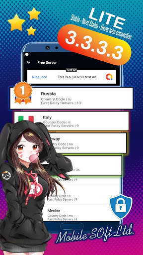 3.3.3.3 VPN Lite - Super Fast Proxy & Free screenshot 4