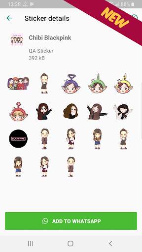 BLACKPINK WAStickerApps KPOP Idol for Whatsapp screenshot 2