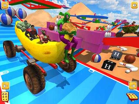 Superhero Apple Car Racing Games Android (Beta) screenshot 12