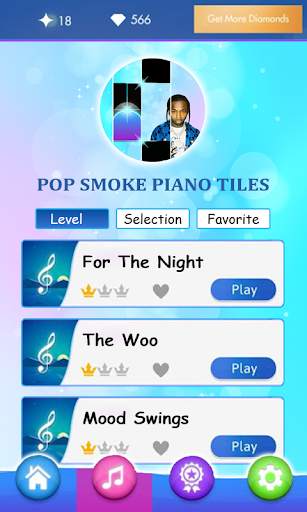 Pop Smoke Piano Tiles screenshot 1