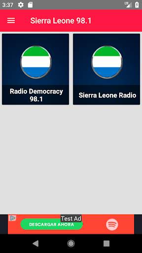 98.1 Radio Station Sierra Leone Radio Recorder screenshot 1