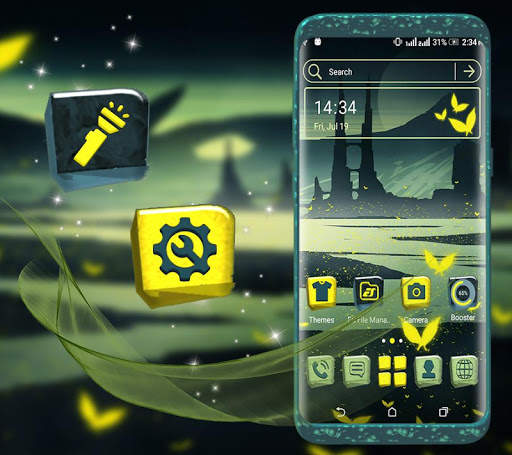 Butterfly Landscape Theme screenshot 1
