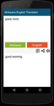 Afrikaans Engels vertaler screenshot 4