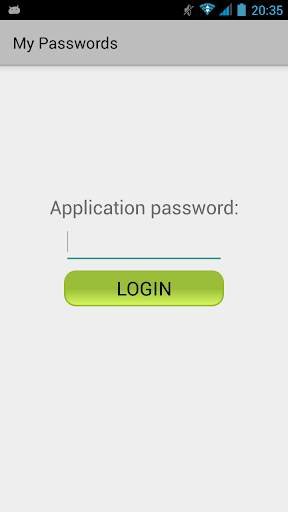 My passwords screenshot 2