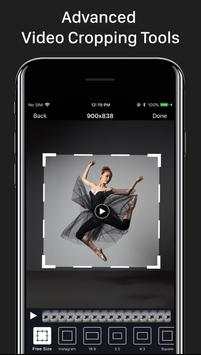 Crop video Video cut & Video resizer 1 تصوير الشاشة